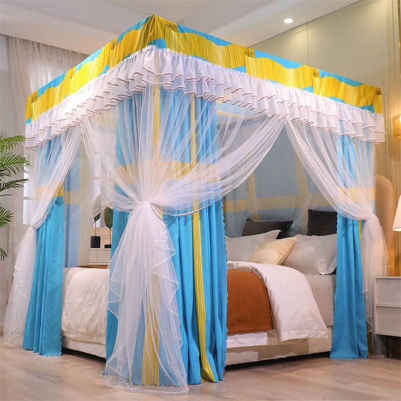 EDEN SLEEP màn chống muỗi mùng khung rèm che giường phòng ngủ phong cách công chúa màn chụp chống bụi và gió