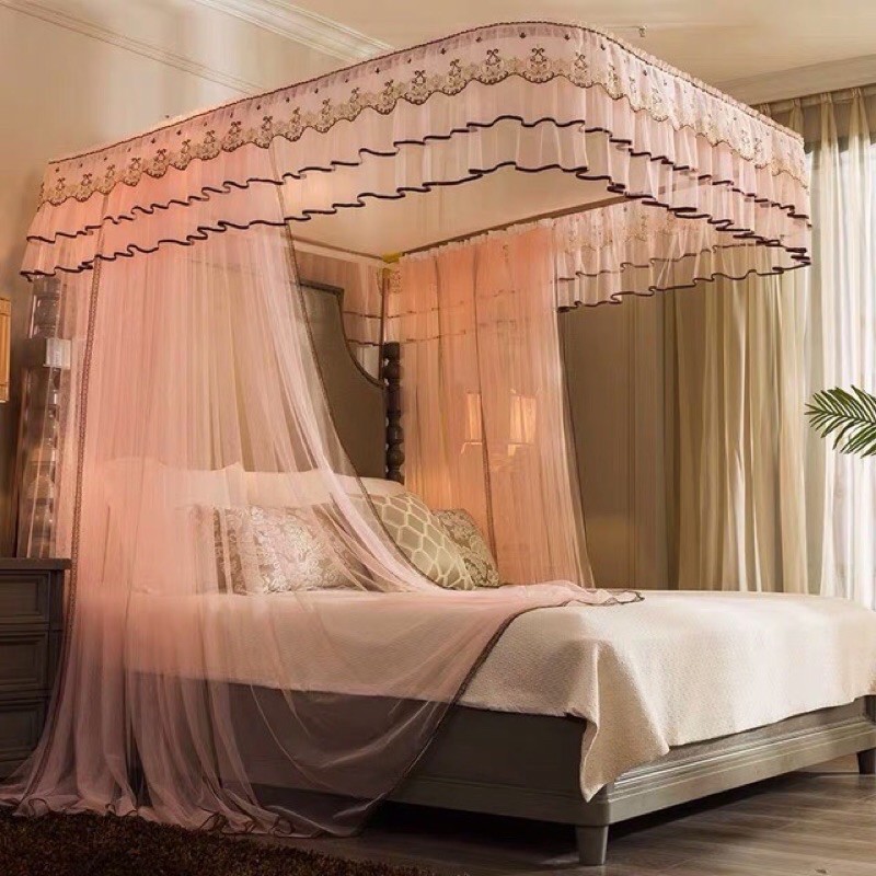 Màn/ mùng khung 2 cột không khoan tường