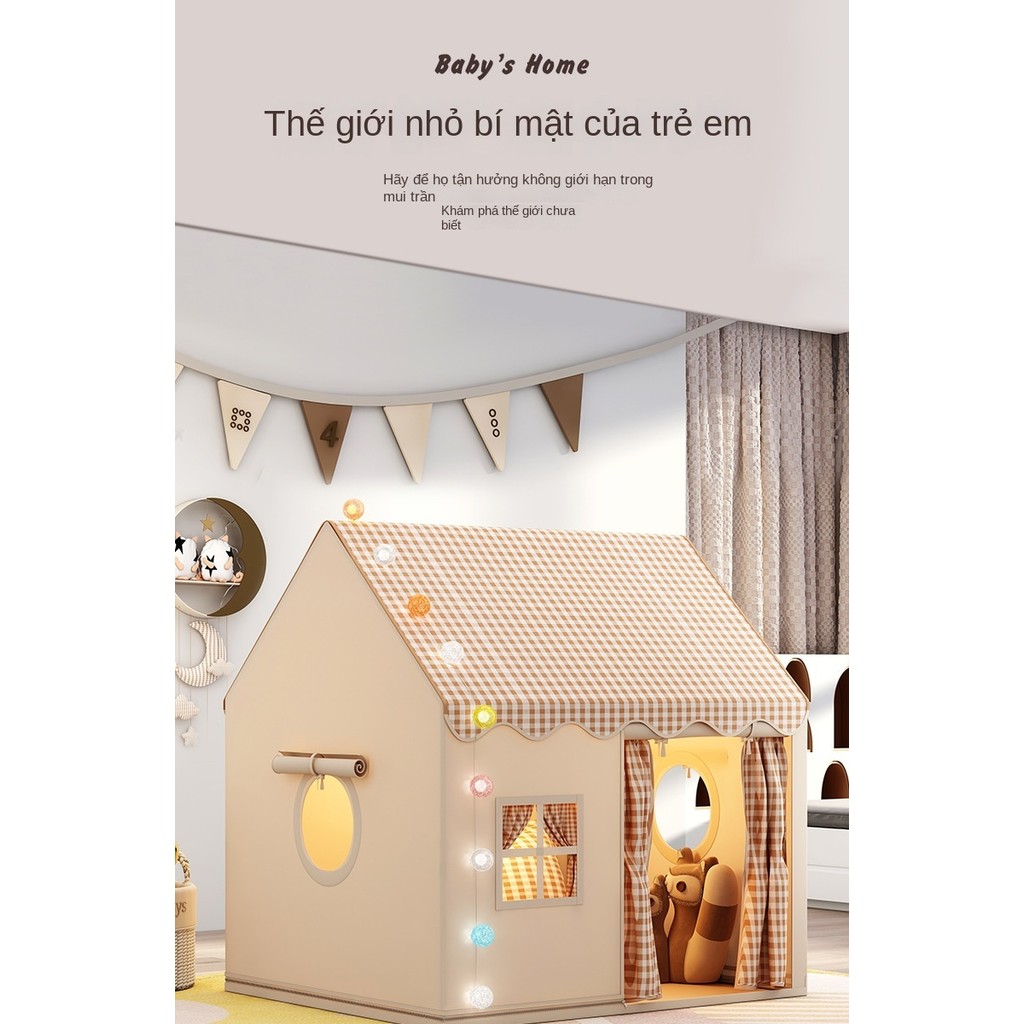 Trẻ em Lều trong nhà cô gái cậu bé lâu đài nhà nhỏ đồ chơi nhà công chúa Giấc Mơ giường trò chơi cơ sở bí mật