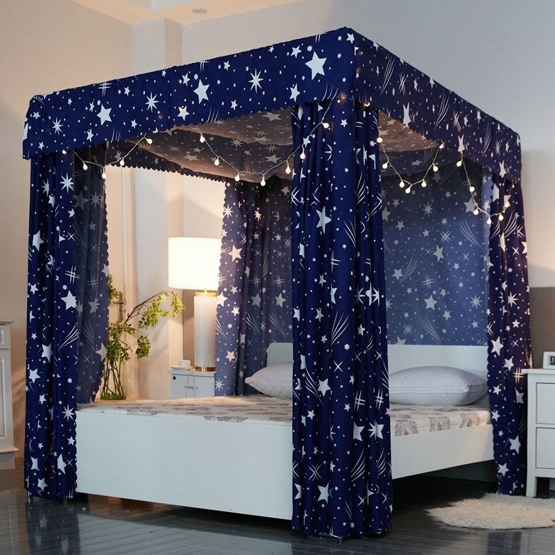 EDEN SLEEP Trọn bộ màn mùng khung chống muỗi, rèm cản sáng cho giường,chống gió, thoáng khí, chống bụi