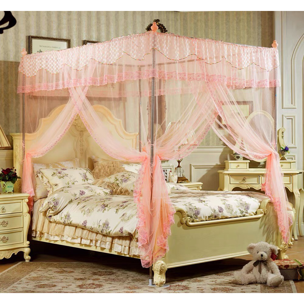 Màn khung không khoan tường Mùng ngủ cao cấp chống muỗi Kiểu dáng công chúa hiện đại đẹp