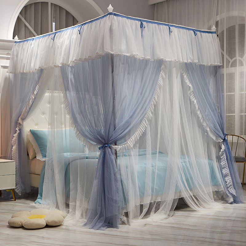 EDEN SLEEP Mùng màn khung,màn chống muỗi 2 lớp phòng ngủ gia đình 1,8m, trọn bộ mùng khung 1,5m giường 1,2m