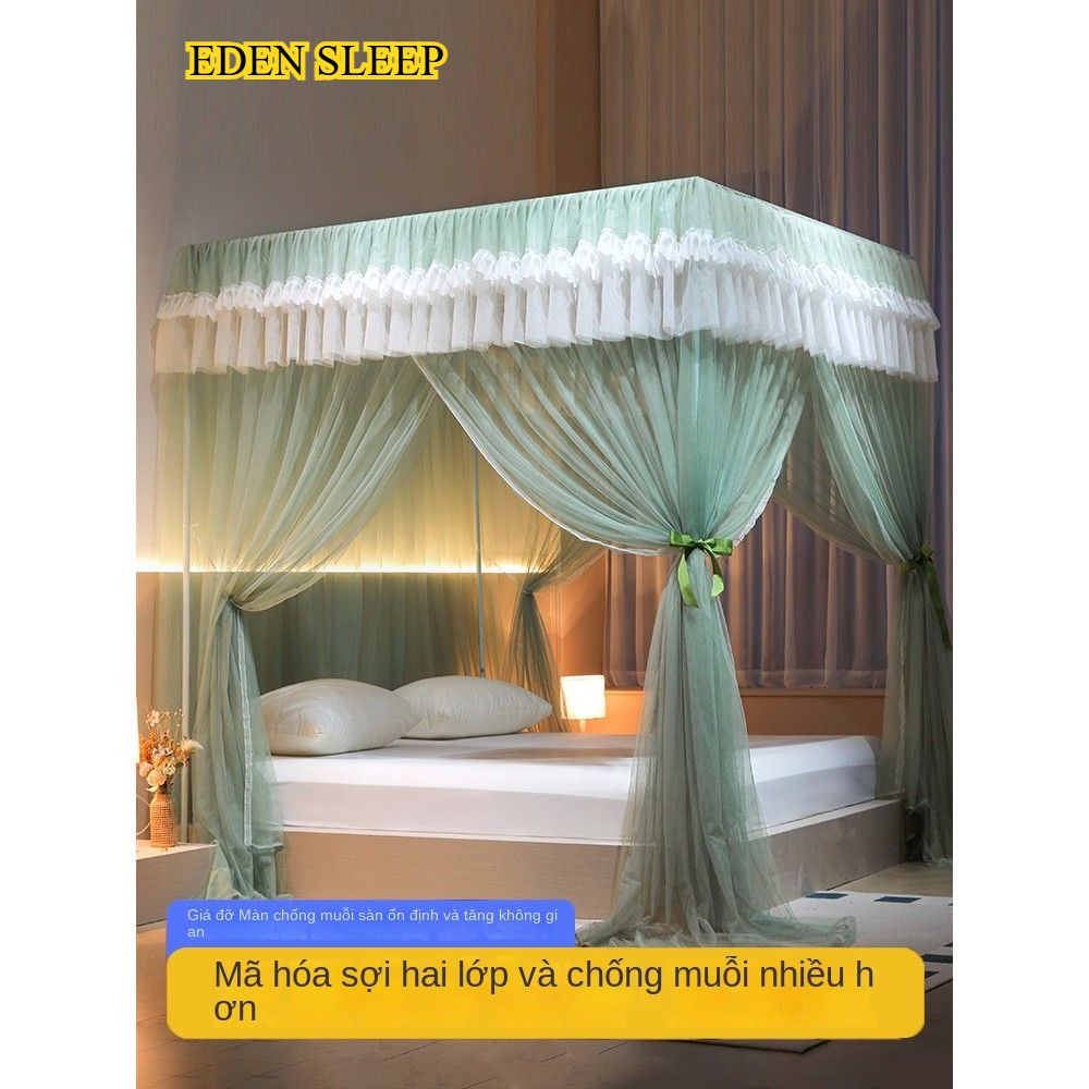 Màn Chống Muỗi Công Chúa Gia Dụng 2025 Kiểu Mới Rèm Giường Phòng Ngủ Cung Điện Cao Cấp Rèm Che Dày Khung Mẫu Mới