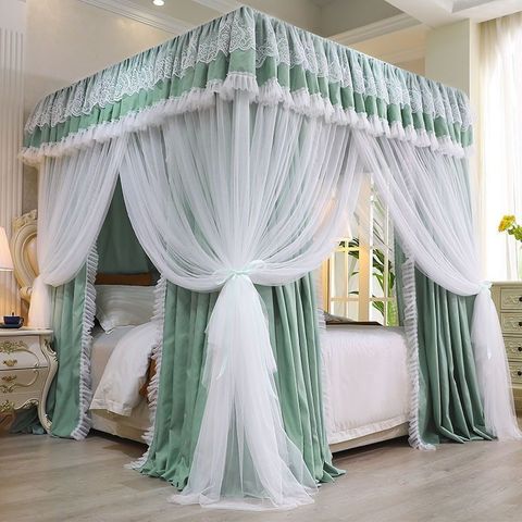 EDEN SLEEP Màn chống muỗi phòng ngủ mùng khung, rèm giường cản sáng chống bụi, mùa hè trọn bộ màn khung