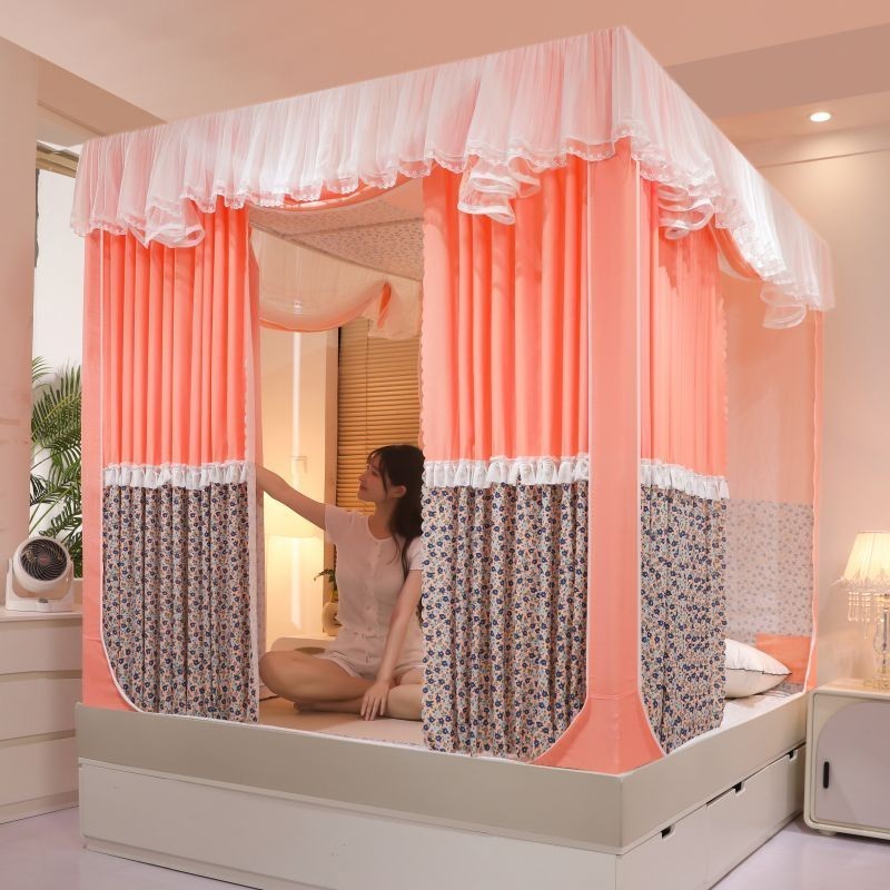 EDEN SLEEP Mùng khung chống muỗi khép kín, màn khung chống rơi, chống bụi,phong cách công chúa rèm giường