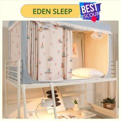 EDEN SLEEP Màn mùng khung chống muỗi ký túc xá sinh viên rèm cản sáng cho giường tầng trên và dưới cao cấp