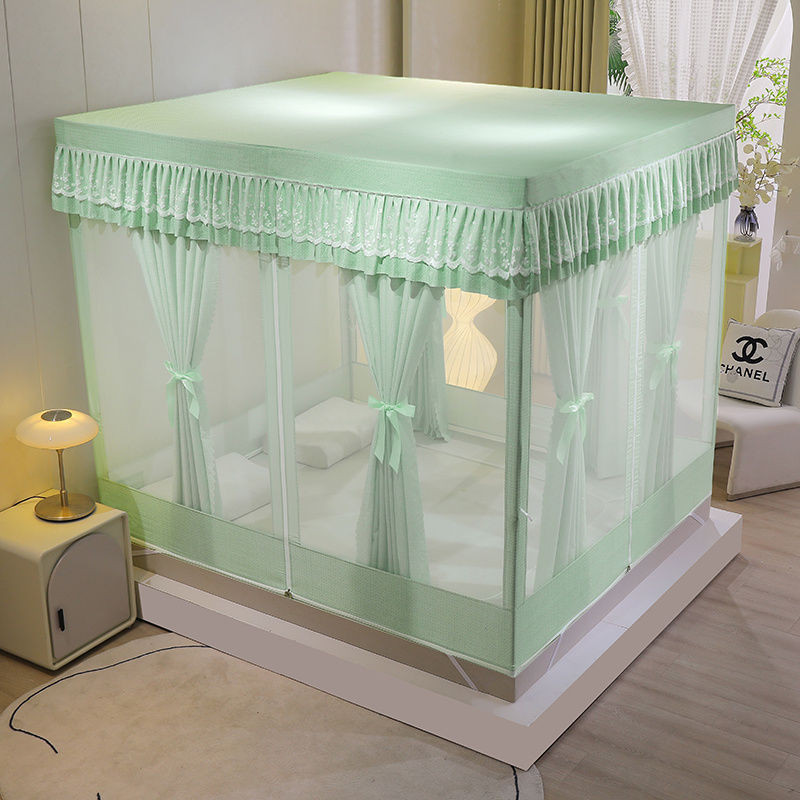 Lưới Chống Muỗi Kiểu Mới, Giường Ngồi, Lưới Rèm, Phong Cách Công Chúa, Gió Cung Điện, Mái Che Ánh Sáng, Chống Rơi, Nổi T