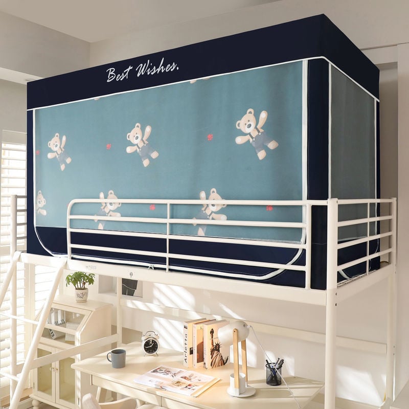 EDEN SLEEP Màn chống muỗi mùng khung cho giường tầng ký túc xá sinh viên, rèm cản sáng giường ngủ