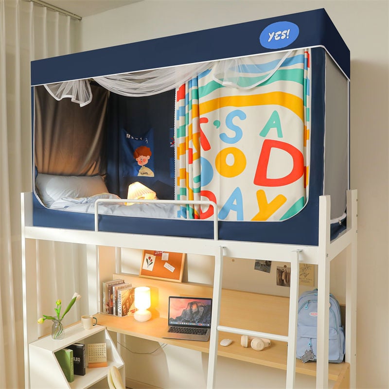 EDEN SLEEP Màn mùng khung chống muỗi ký túc xá sinh viên, rèm ngủ cản sáng, giường tầng trên, tầng dưới  90x190cm