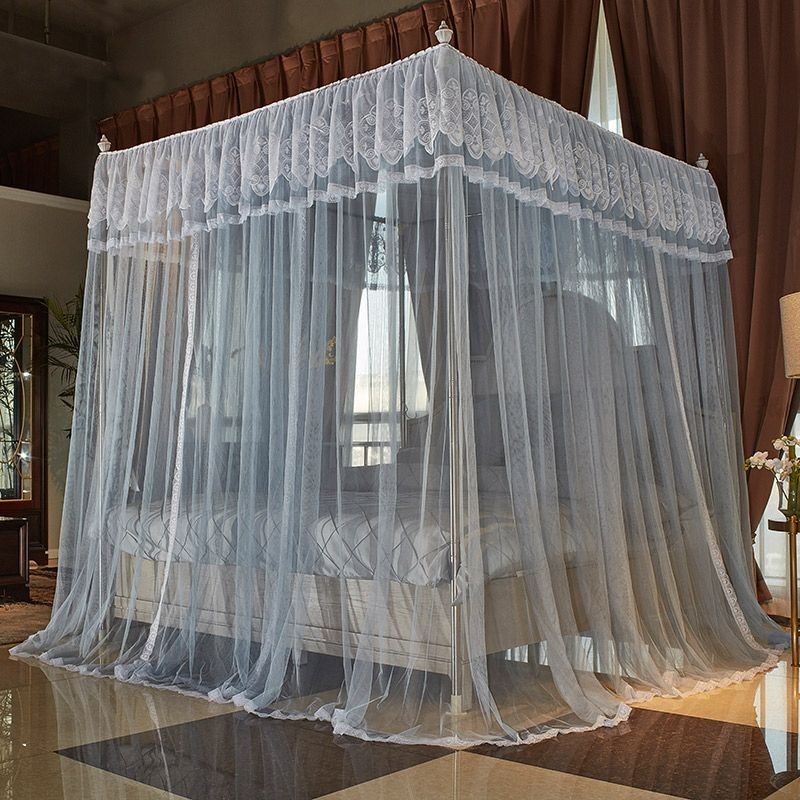 Lưới Chống Muỗi Tiên Nữ Mẫu Mới Gia Dụng1.5/1.8Màu Be1.2Cung Điện Mã Hóa Dày Ba Cửa Phong Cách Công Chúa Hai Lớp
