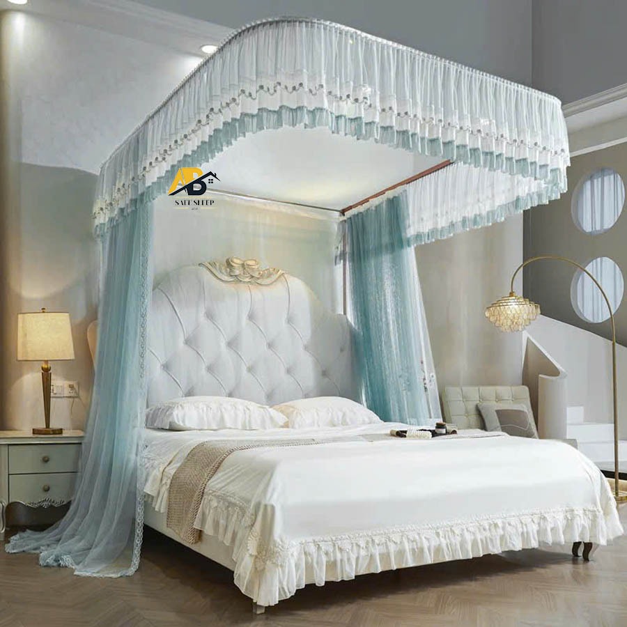 【BẢN 2024 】 Màn khung không khoan tường tường chống muỗi cao cấp SAFE SLEEP