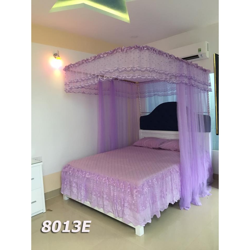 Mùng ngủ  màn khung không khoan tường hot 2021chống muỗi decor trang trí phòng ngủ phòng cưới
