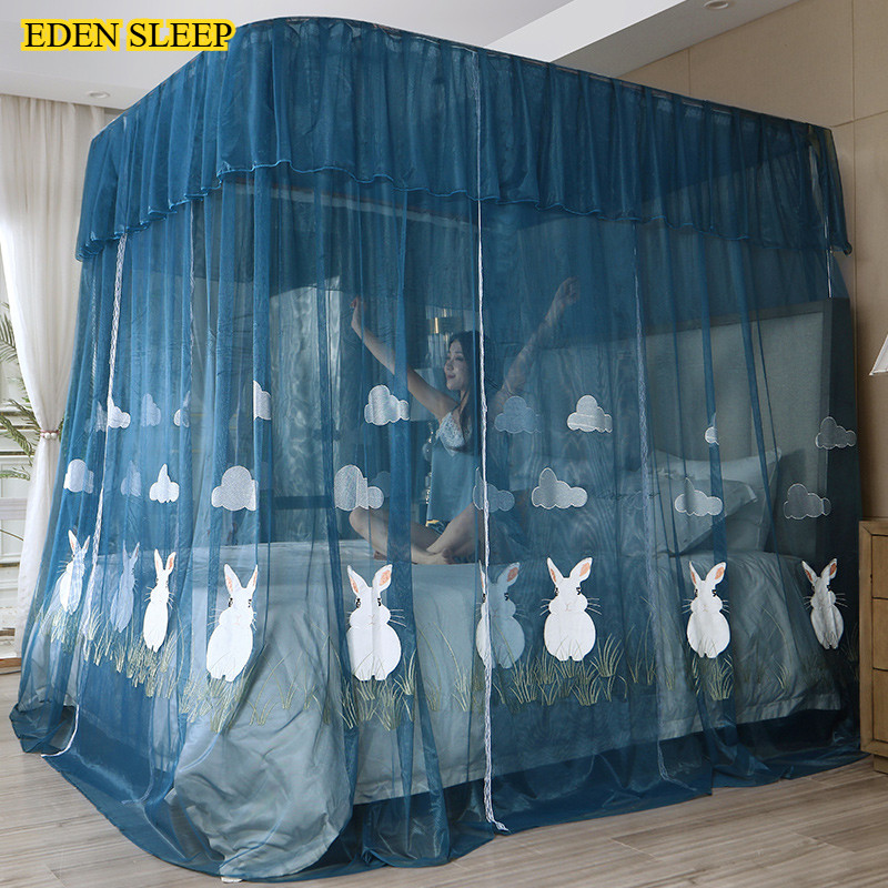 Màn khung mùng ngủ cao cấp không khoan tường , màn chống muỗi kiểu dáng công chúa