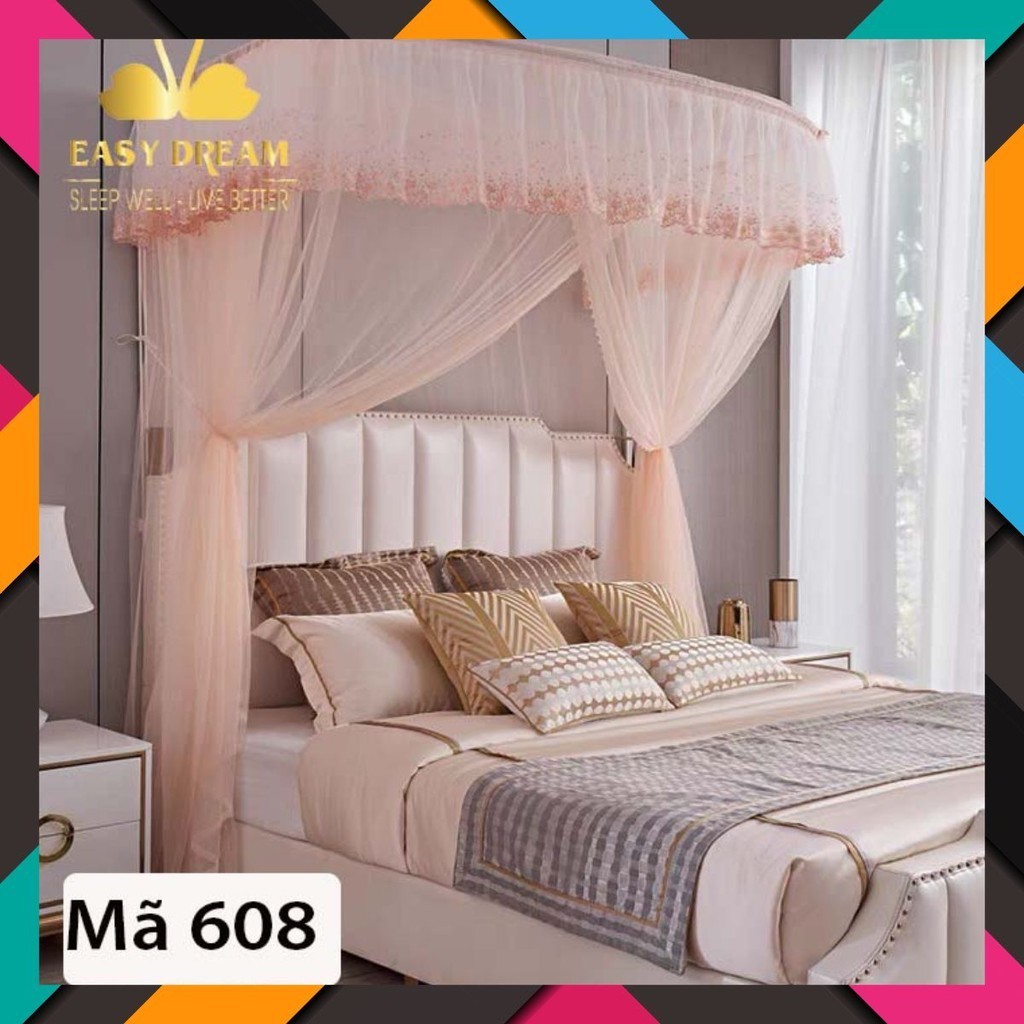 Mùng khung thu gọn không khoan tường cao cấp EASY DREAM