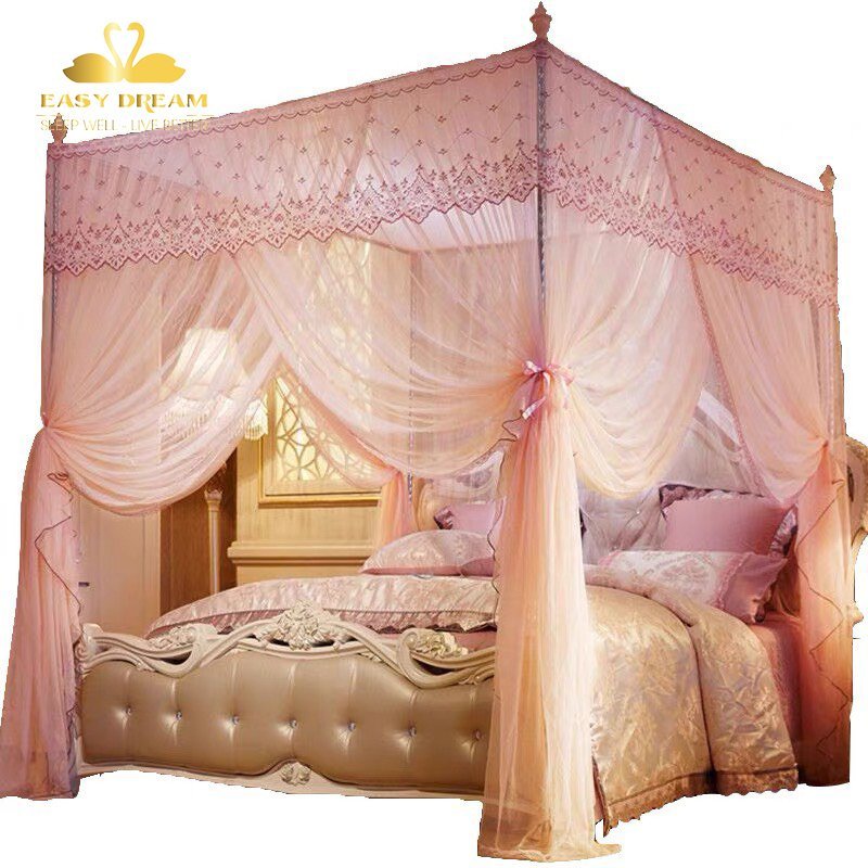 Màn khung không khoan tường , mùng ngủ công chúa chống muỗi cao cấp EASY DREAM