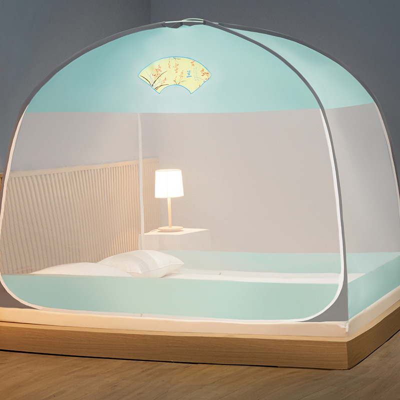 Miễn phí cài đặt nhà Mongolia Mosquito Net 1,8 gạc 1,5m có thể gập lại lều bụi