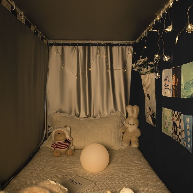 EDEN SLEEP Trọn bộ mùng khung vuông màn chống muỗi ký túc xá sinh viên giường tầng đa năng chắn sáng rèm che giường ngủ