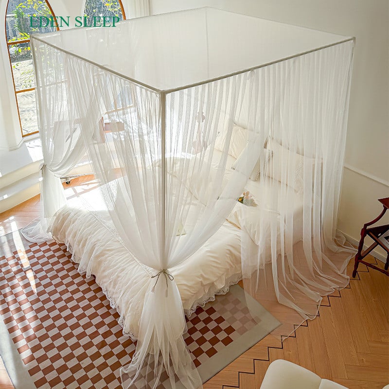 Màn chống muỗi từ trần đến sàn cung điện 2025 kiểu mới, màn giường cao cấp kiểu cũ