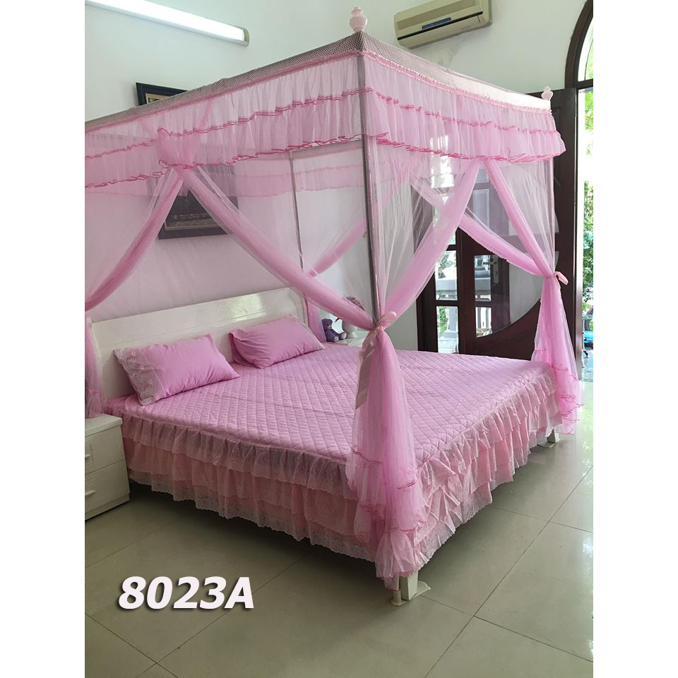 Màn khung công chúa không khoan tường - mùng ngủ cao cấp