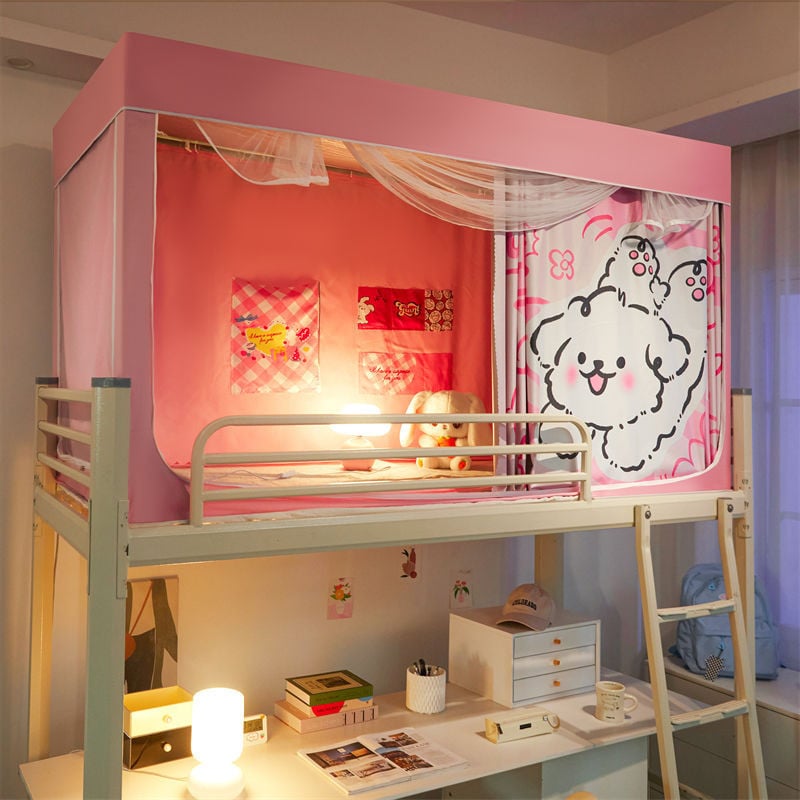 EDEN SLEEP Màn mùng khung chống muỗi ký túc xá sinh viên, rèm ngủ cản sáng, giường tầng trên, tầng dưới  90x190cm