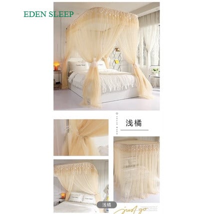 Màn / Mùng nâng hạ chiều cao  khung, thu gọn; 2 cột không khoan tường