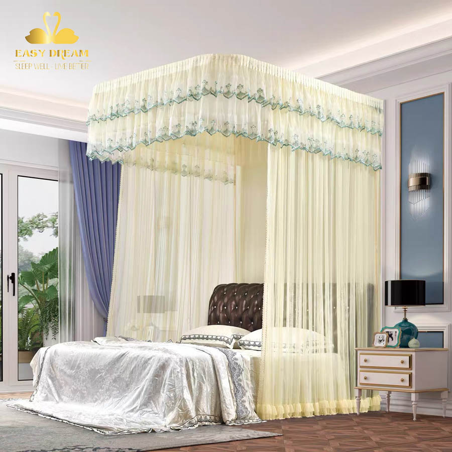 Mùng khung kéo ròng rọc tăng chỉnh được chiều cao cấp -Màn khung hiện đại cao cấp