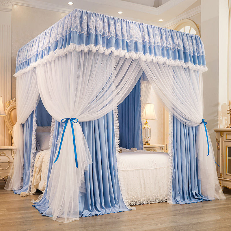 EDEN SLEEP Màn chống muỗi phòng ngủ mùng khung, rèm giường cản sáng chống bụi, mùa hè trọn bộ màn khung