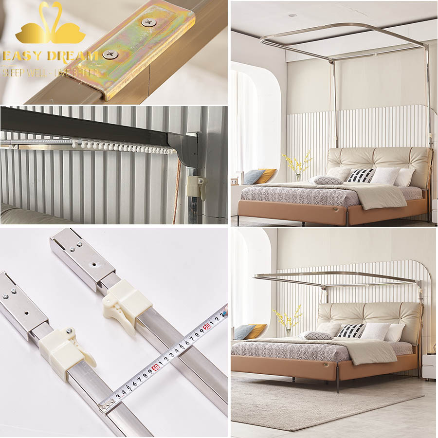 Mùng khung kéo ròng rọc tăng chỉnh được chiều cao cấp -Màn khung hiện đại cao cấp