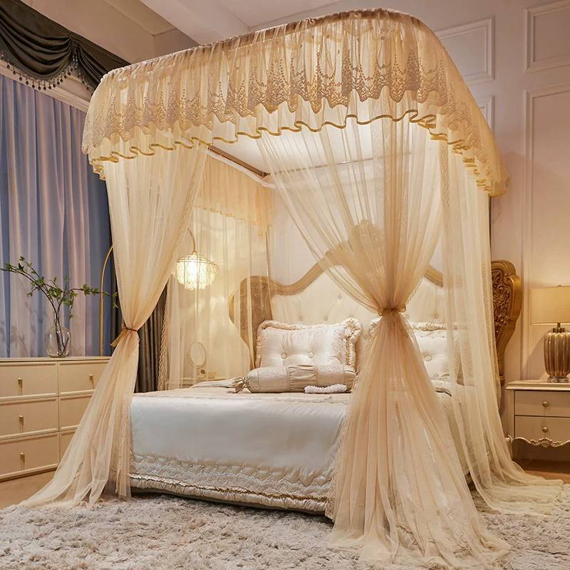 Màn khung khung không khoan tường màn  ngủ cao cấp chống muỗi