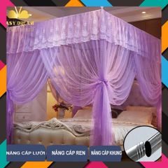 BẢNG NÂNG CẤP 2024 Màn khung không khoan tương cao cấp -Mùng khung công chúa hiện đại chống muỗi hiệu quả