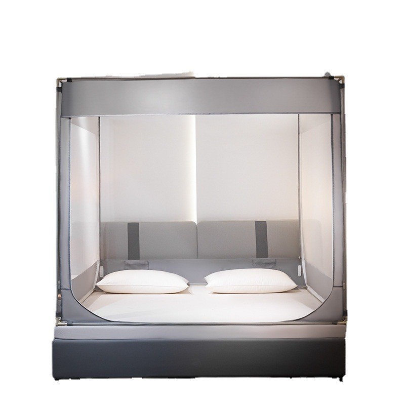 Màn Chống Muỗi Phòng Ngủ Gia Đình Rèm Giường Trẻ Em Chống Rơi Tích Hợp Che Sáng Yurt Nổi Tiếng Trên Mạng Chống Muỗi