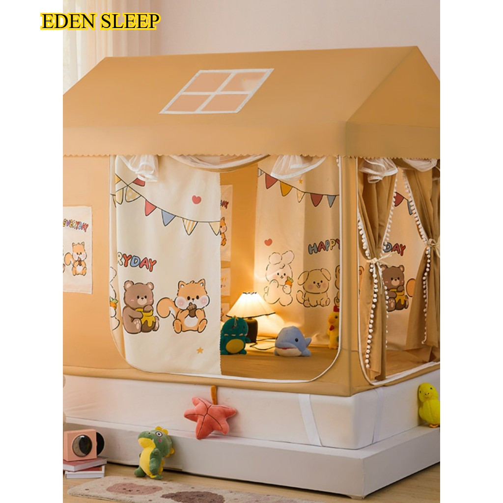 Lưới Chống Muỗi Chống Rơi Cho Trẻ Em Kiểu Nhà Mã Hóa Loại A Mới Rèm Che Nắng Phòng