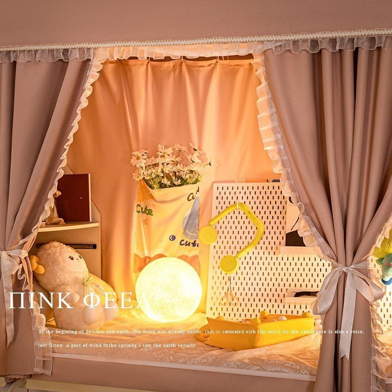 Rèm Giường Kiểu Pháp, Rèm Cửa Tích Hợp Che Nắng Hoàn Toàn Kín, Rèm Giường Ký Túc Xá Sinh Viên Đại Học, Rèm Giường Trọn G