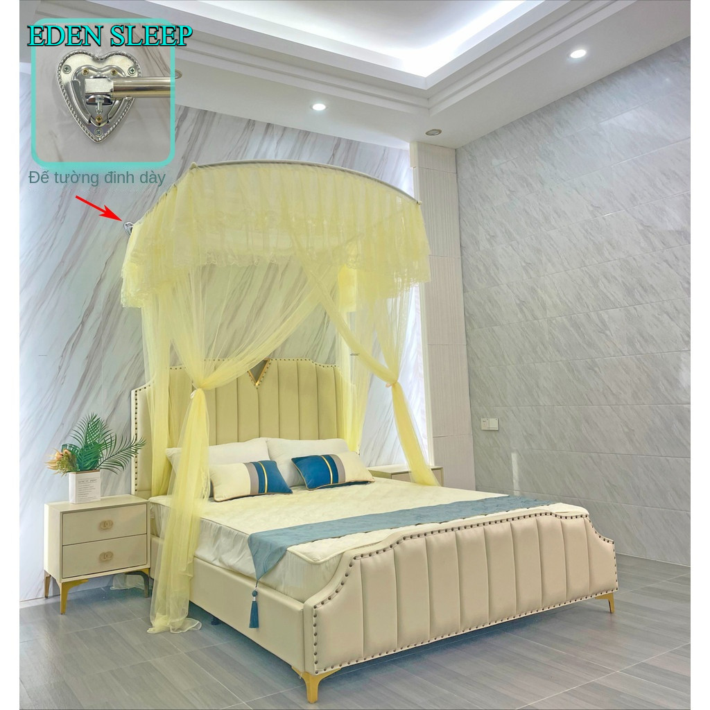 Màn khung khoan tường , mùng ngủ hiện đại khoan tường chống muỗi  Thu xêp gọn thông minh