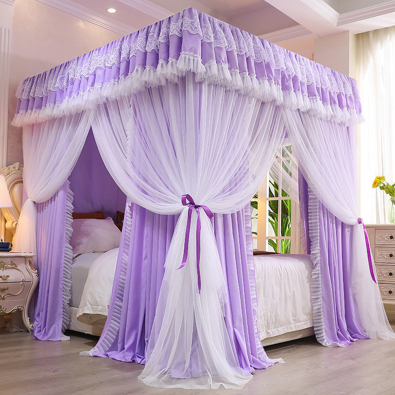 EDEN SLEEP Màn chống muỗi phòng ngủ mùng khung, rèm giường cản sáng chống bụi, mùa hè trọn bộ màn khung