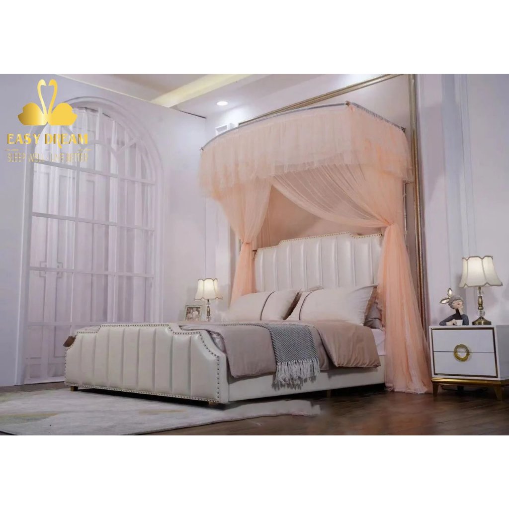 Màn khung thu gọn không khoan tường- mùng ngủ cao cấp