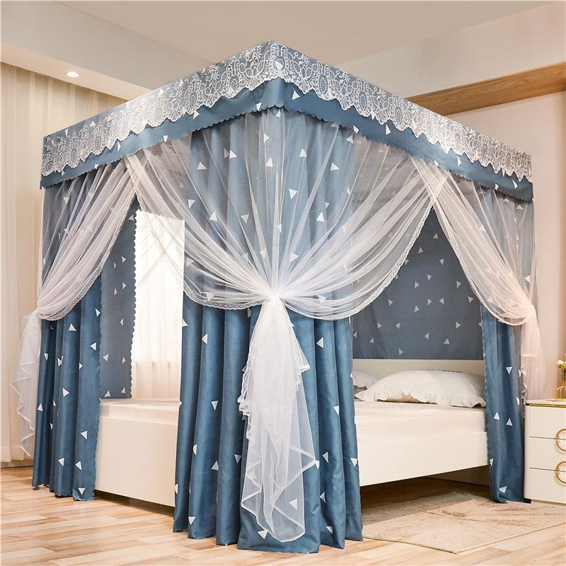 EDEN SLEEP mùng khung.rèm chắn sáng dày dặn, màn chụp chống muỗi phong cách công chúa chống gió chống bụi phòng ngủ