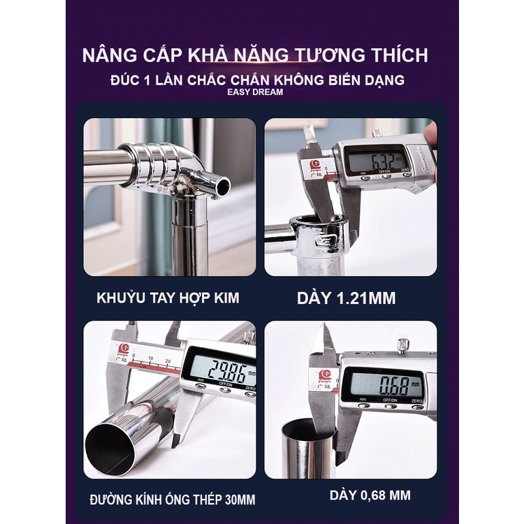 Mùng khung thu gọn không khoan tường cao cấp EASY DREAM