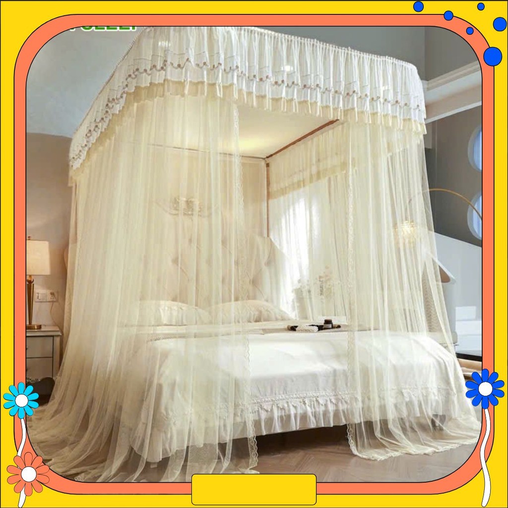 【 BẢN NÂNG  CẤP MỚI 2025  HÀNG LOẠI 1 】  Màn khung không khoan tường chống muỗi màn ngủ hiện đại