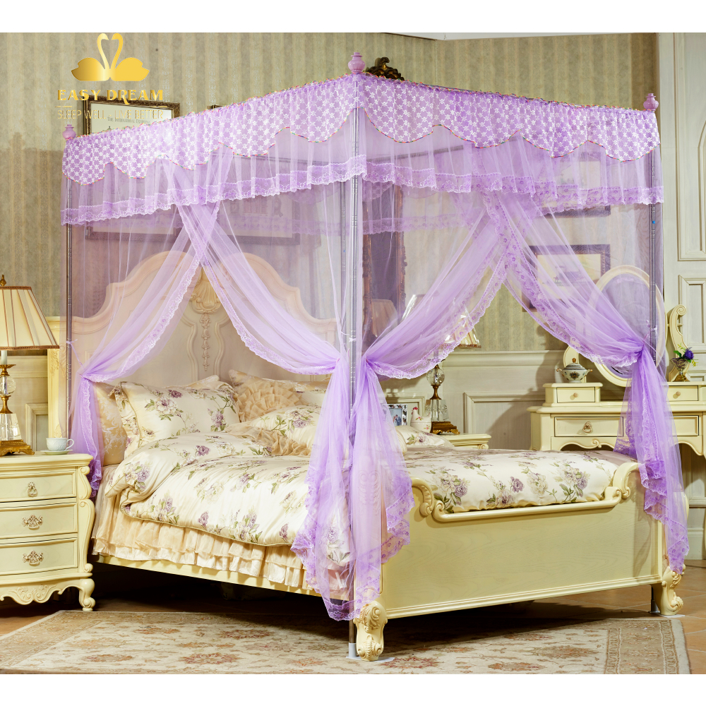 Màn khung không khoan tường Mùng ngủ cao cấp chống muỗi Kiểu dáng công chúa hiện đại đẹp