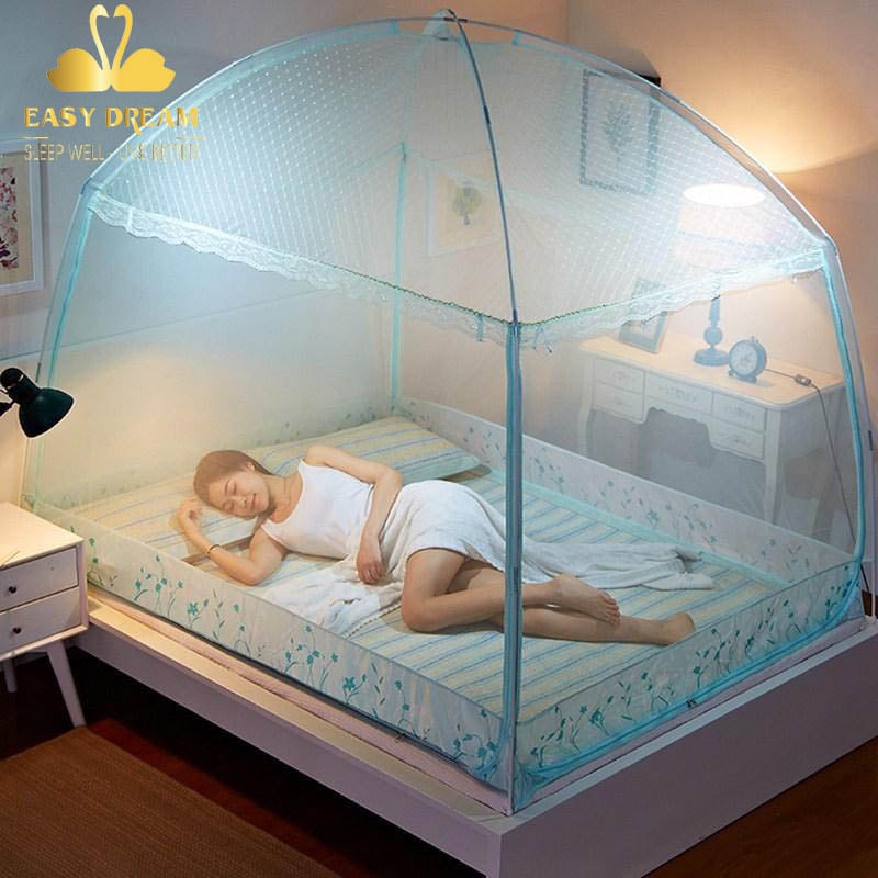 Màn chụp gọng nối mẫu mới đẹp nhất 2025 - Màn chụp cao cấp thông minh chống muỗi công chúa