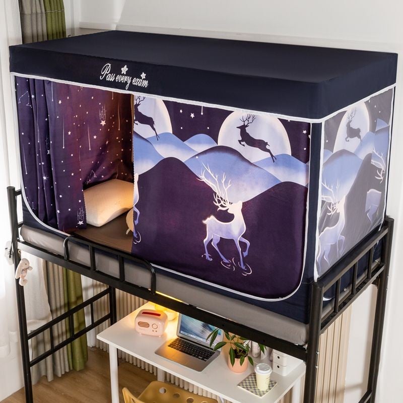 EDEN SLEEP Màn mùng khung chống muỗi ký túc xá sinh viên, rèm che giường ngủ giường tầng dưới chắn sáng mùa hè