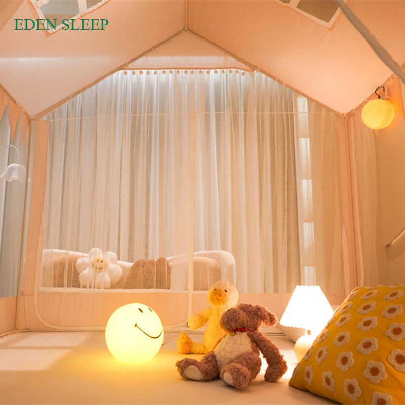 Loại A, Rèm Ngủ Nhà Nhỏ Ba Cửa Chống Muỗi Toàn Đế, Lưới Chống Muỗi Mã Hóa Cho Trẻ Sơ Sinh, Lưới Chống Rơi