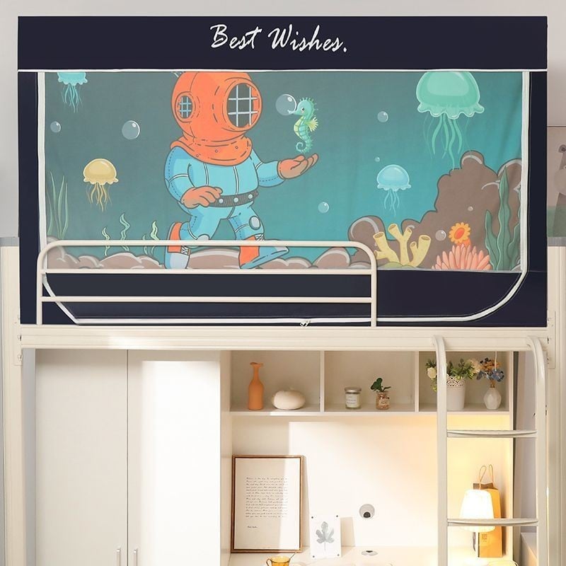 EDEN SLEEP Màn chống muỗi mùng khung cho giường tầng ký túc xá sinh viên, rèm cản sáng giường ngủ