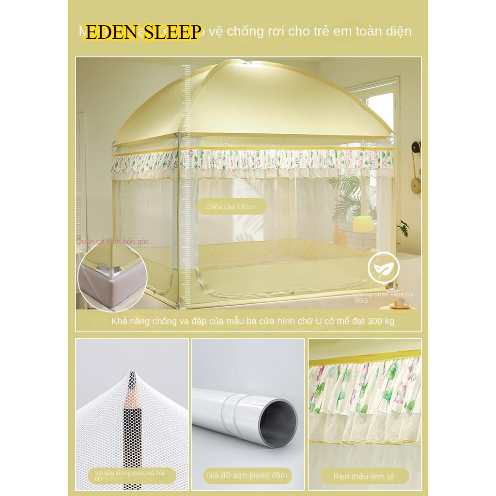 Màn Chống Rơi Mới 2025 Phòng Ngủ Gia Đình Phòng Ngủ Miễn Phí Lắp Đặt Trẻ Sơ Sinh Chống Rơi Đáy Giường