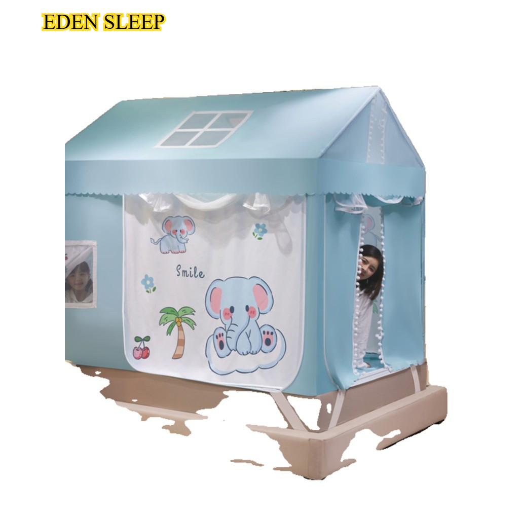 Lưới Chống Muỗi Chống Rơi Cho Trẻ Em Kiểu Nhà Mã Hóa Loại A Mới Rèm Che Nắng Phòng