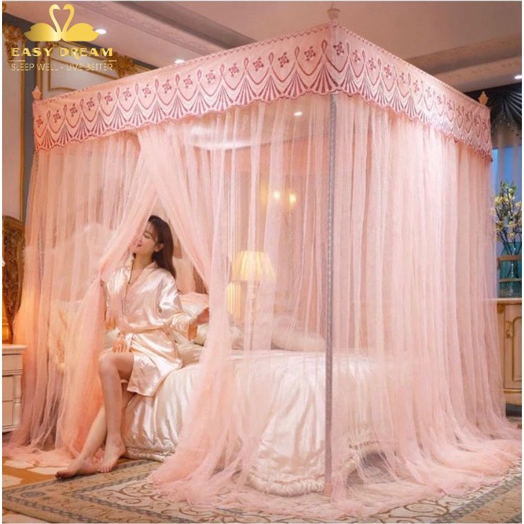 Màn công chúa không khoan tường cao cấp EASY DREAM ,mùng ngủ hiện đại chống muỗi