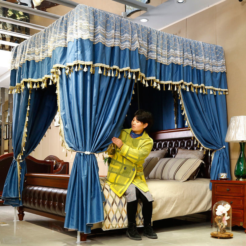 EDEN SLEEP Màn chống muỗi mùng khung, rèm giường đôi cho phòng ngủ gia đình chống bụi cao cấp màn khung