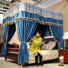 EDEN SLEEP Màn chống muỗi mùng khung, rèm giường đôi cho phòng ngủ gia đình chống bụi cao cấp màn khung