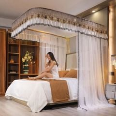 EDEN SLEEP  HẠNG 3  màn chống muỗi ray dẫn hướng 1,8 m giường 1,5 m giường 1,2 m